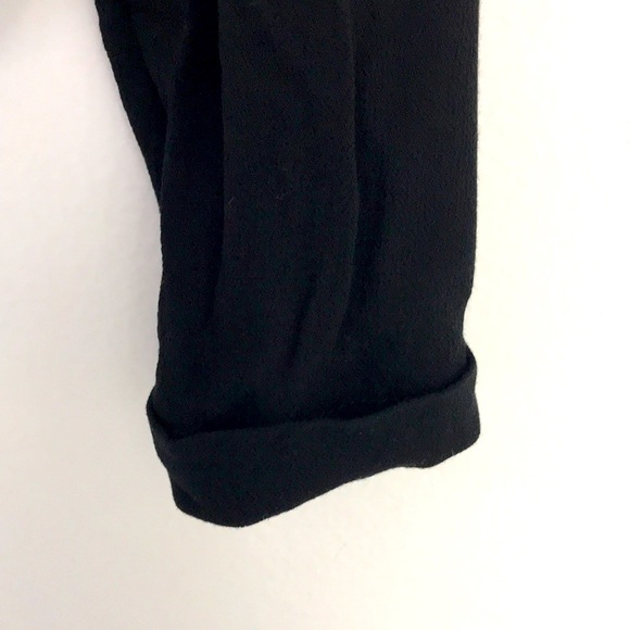 Stradivarius Black Viscose Blouse with Buttons - Picture 3 of 11